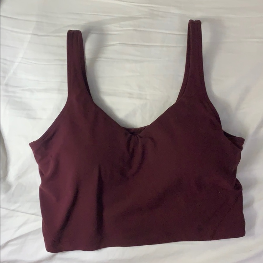 Maroon Lululemon Align Tank